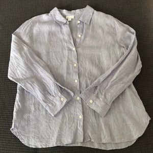 J Jill Linen Button Down